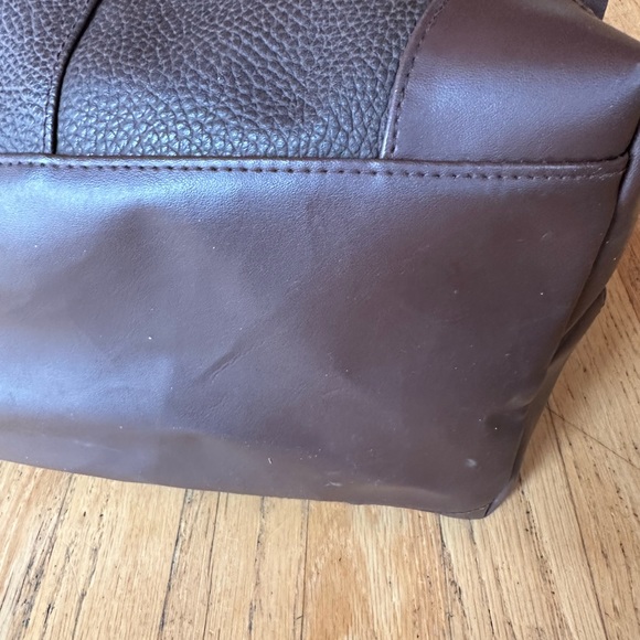 Lagerfeld brown vegan leather overnight bag - Picture 10 of 16